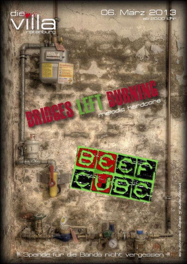 Bridges Left Burning und Beef Cube