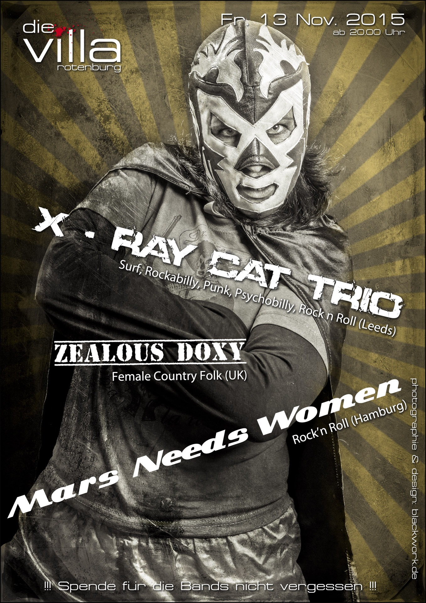 X Ray Cat Trio, Mars Needs Women und Zealous Doxy