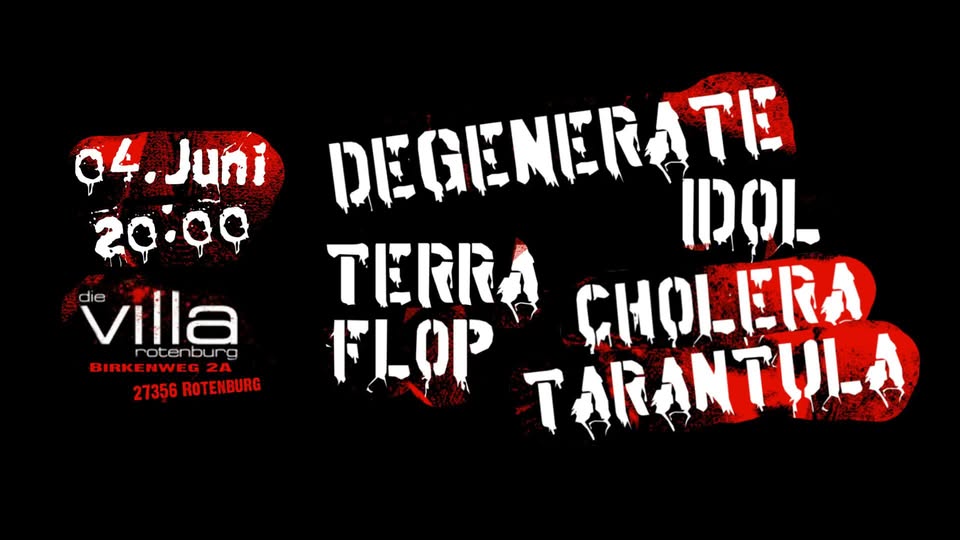 Terra Flop und Cholera Tarantula