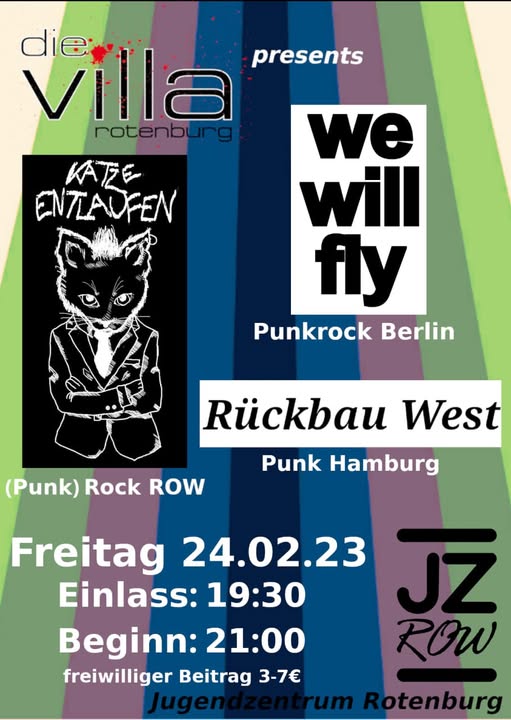 We will fly und Rückbau West
