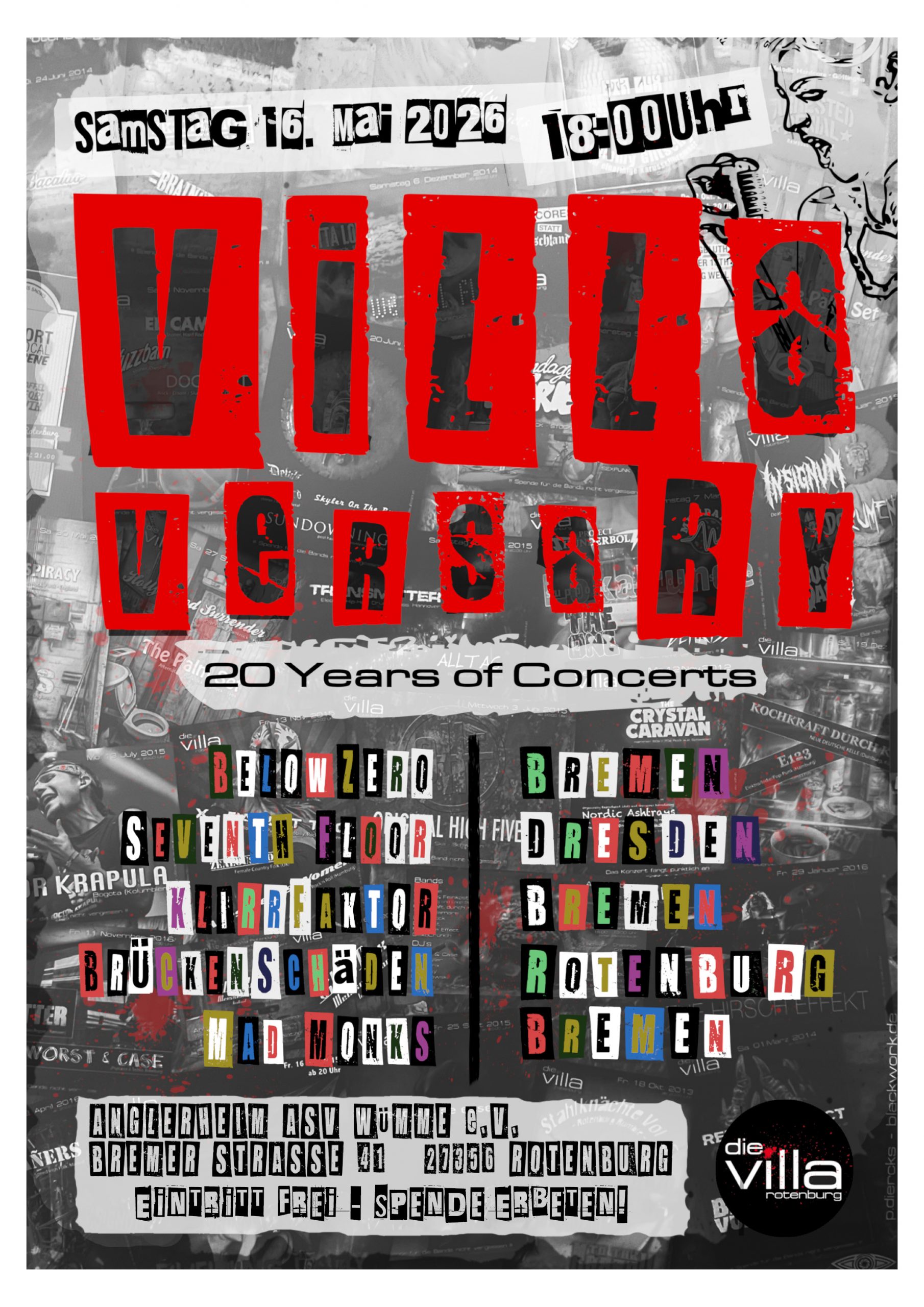 Villaversary – 20 Jahre Konzerte!