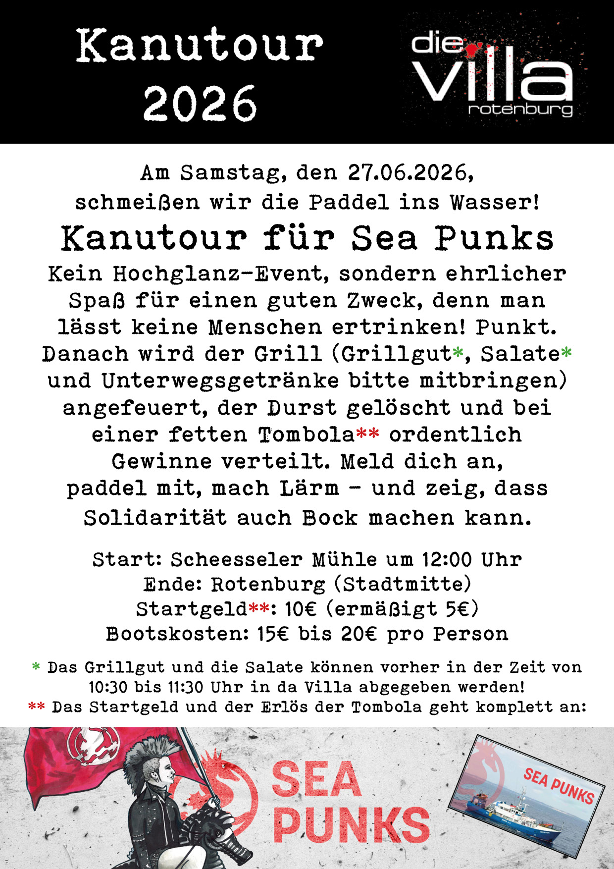 Kanutour für Sea Punks