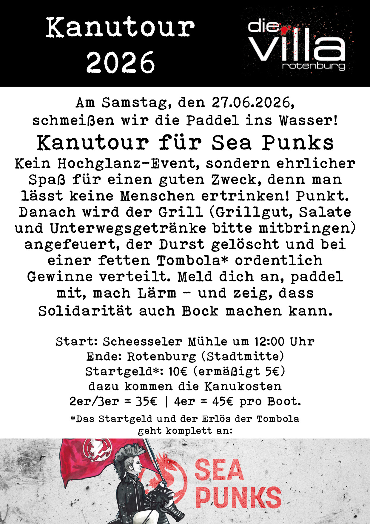 Kanutour für Sea Punks