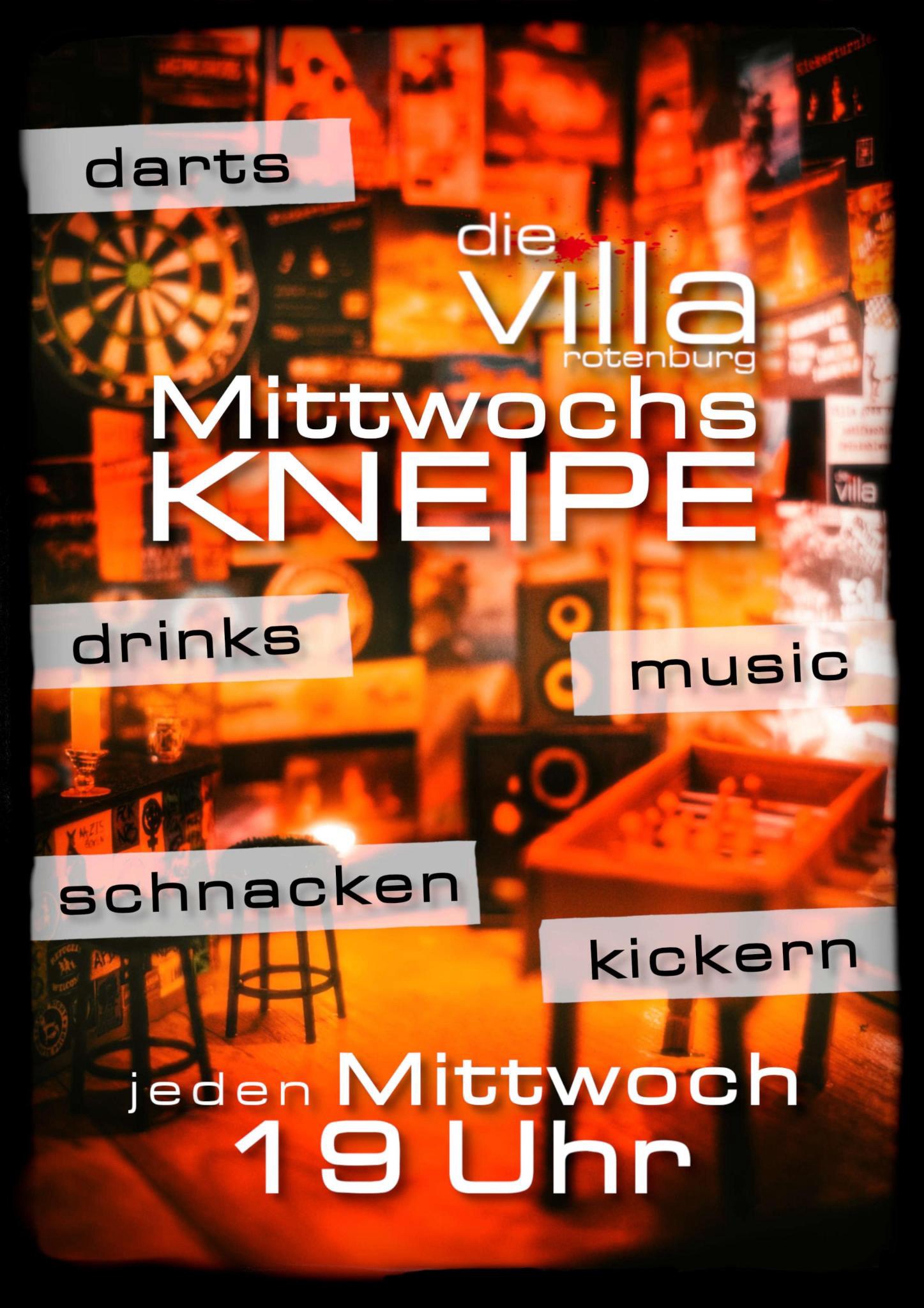 Kneipenabend am Mittwoch